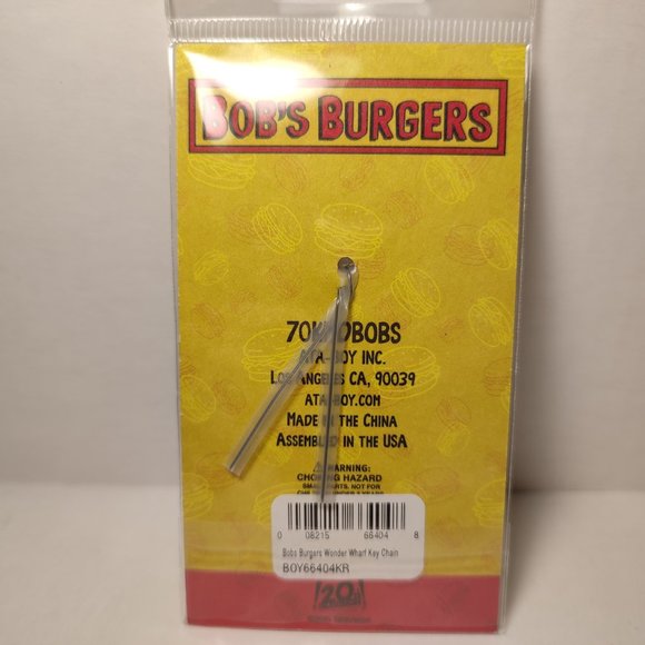 Bobs Burgers Wonder Wharf Metal Keychain - Picture 2 of 3